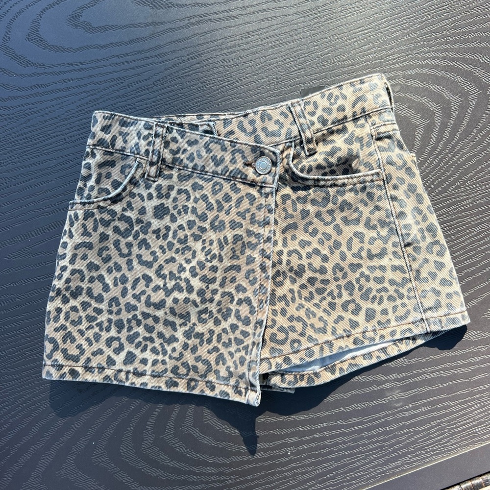 Zara Girls Leopard Print Skort